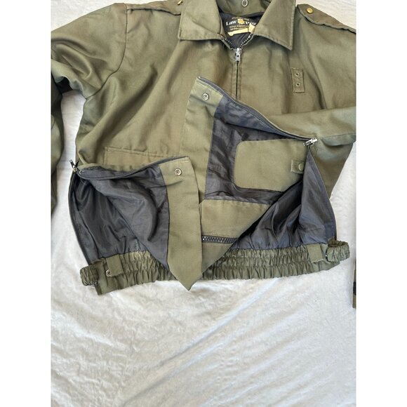 Quartermaster Law Pro mens Green Jacket XL‎ long sleeve collared polyester - Picture 2 of 9